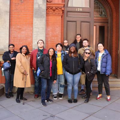 BKBB Student Exhibit Team at Brooklyn Historical society