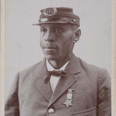 Portrait of African American Union soldier
